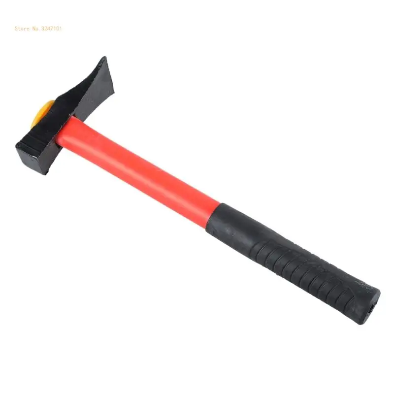 High Carbon Steel Brick Hammer with Shock Reduction Grip Hammer Polishing Flat Dropship