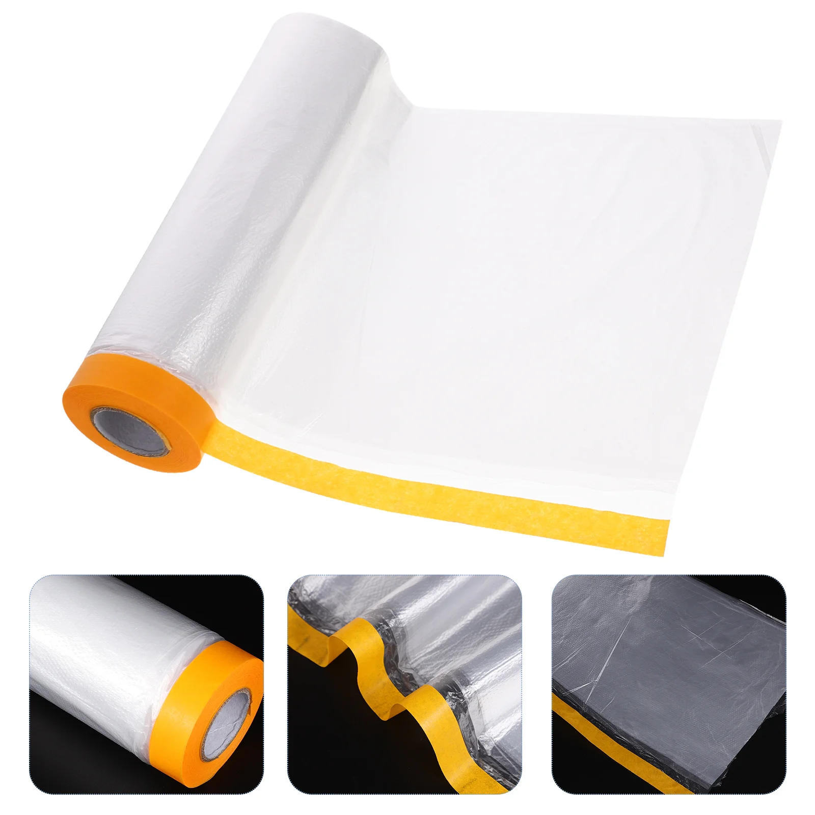

Window Insulation Film Reusable Heavy Plastic Shrink Film Insulator Kit Easy Install for Winter Home Office Weatherproofing