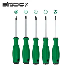 Binoax 5Pcs Special-shaped Screwdriver Set U-shaped Y-Type Triangle Inner Cross Three Points Screwdriver Bit Tool