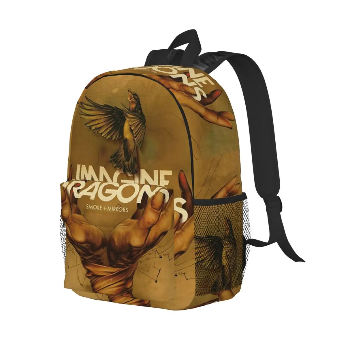 

Imagine Dragons Band Loom Tour Backpack Student Boys Girls BookBag Kids School Bag Computer Shoulder Bags for Men Women