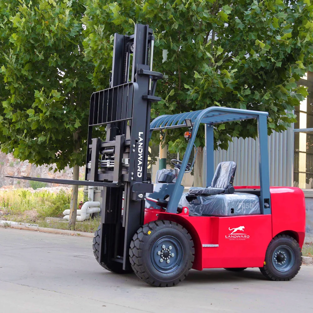 

4WD Rear Wheel Steering Diesel Forklift Wholesale 4 Ton Efficient Transport Vehicle EPA Counterbalance Forklift Customized Sale
