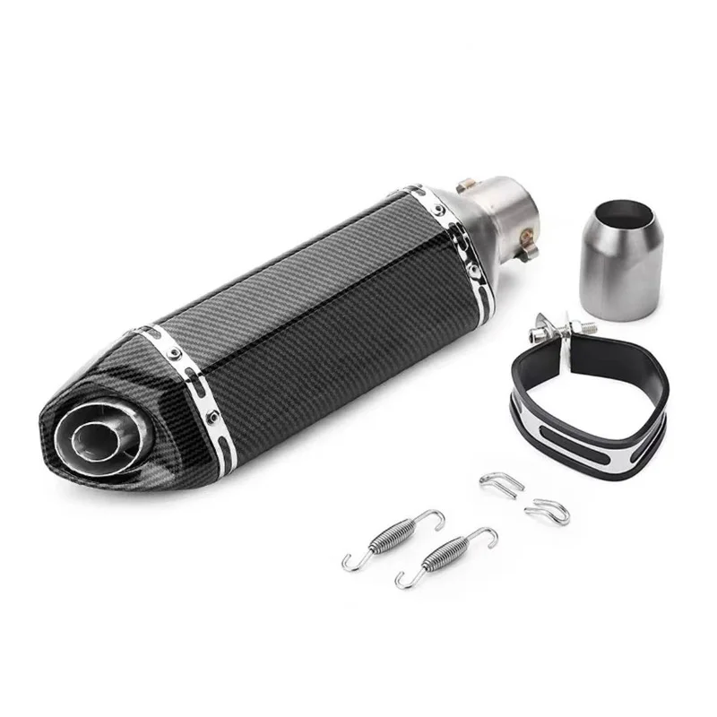 51MM Universal Motorcycle Exhaust Pipe Muffler Racing Escape AK Exhaust Moto For Yamaha R15 TMax 500 FZ6 CB400 Er6n CB650