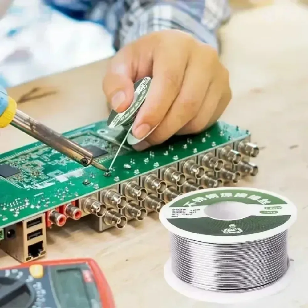 100/20g Low Temperature Easy Melt Solder Wire Universal Silver Welding Rod Cored Weld Wire No Need Solder Powder Soldering Rods