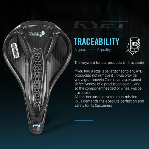 Imagen 2 del producto RYET-sillín de bicicleta con estampado 3D, 145MM/155mm, 7x9, cojín para asiento de bicicleta de montaña, triatlón, carretera, MTB, piezas de ciclismo de grava