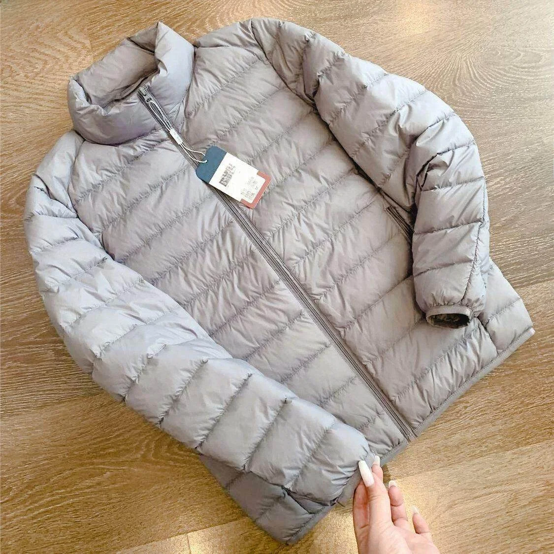 Extraordinary Value! Autumn Winter Men's Lightweight Warm Windproof Breathable Stand Collar Cotton Jacket Cotton Coat