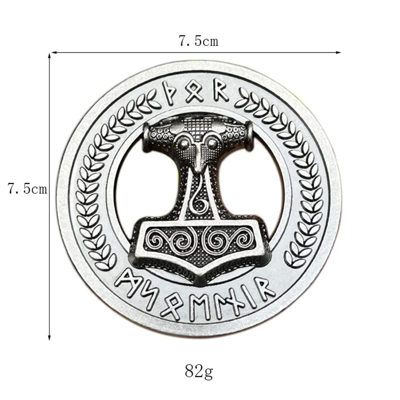 Thor's Hammer belt buckle Western style