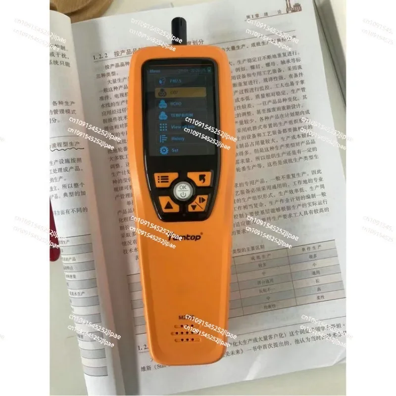 Temtop LKC-1000S+ 2nd Generation Professional Formaldehyde Monitor Detector with HCHO/PM2.5/PM10/TVOC Data Export