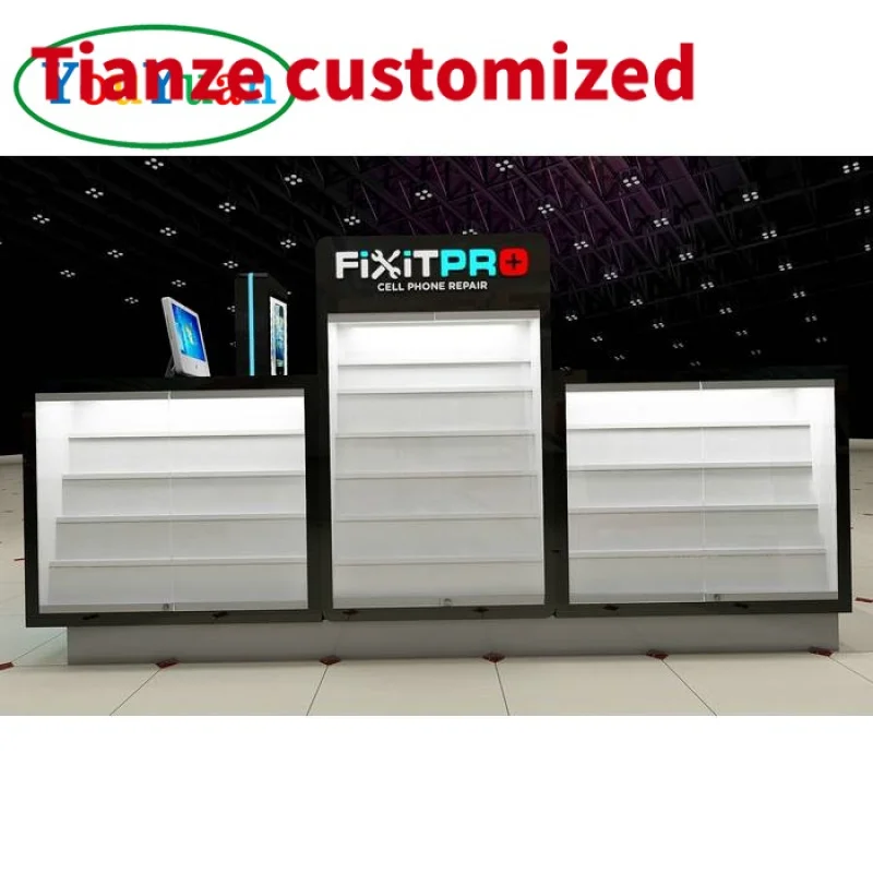 (Customized) Cellphone shop display showroom display cellphone sccesories mobile shop decoration cellphone store display