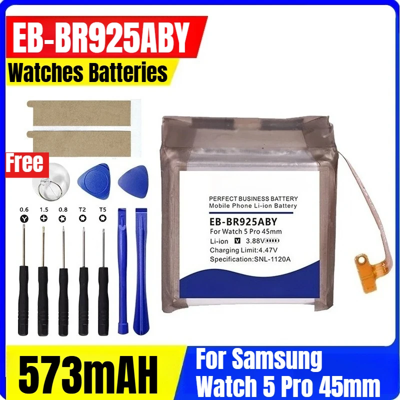 

EB-BR925ABY 573mAH Watches Batteries for Samsung Watch 5 Pro 45mm