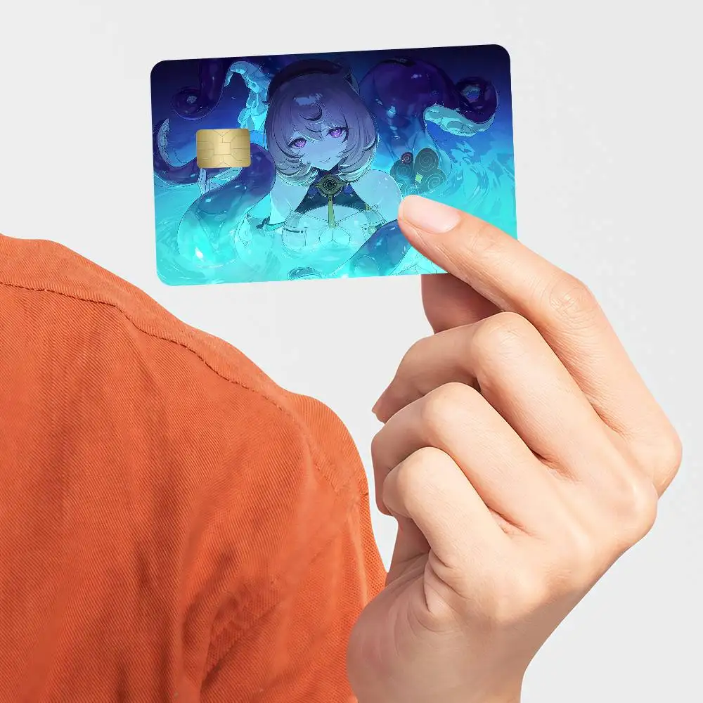 Game Zenless Zone Zero Yidhari Murphy Credit Card Skin Stickers for Bank Card Bus Metro Card Sticker Waterproof