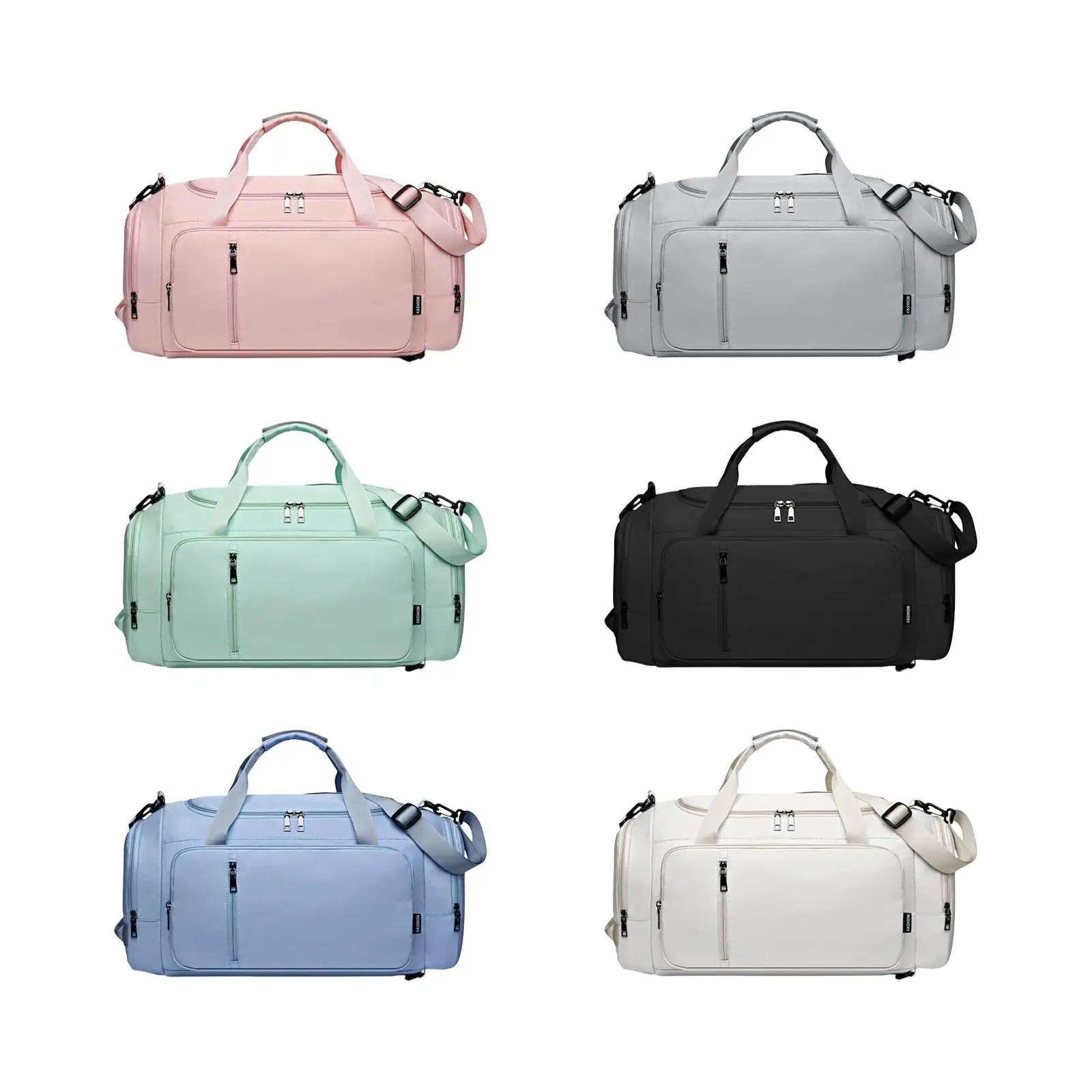 

Travel Duffle Bag Large Capacity Removable Adjustable Strap Overnight Bag