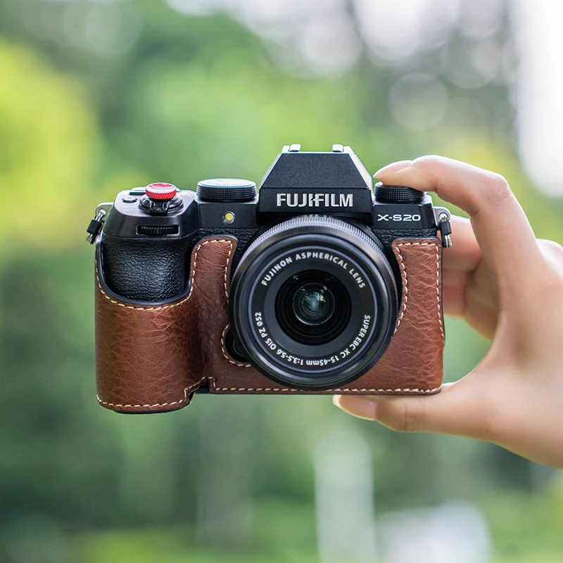 Camera Protective Case Suitable for FUJI XS20 Protective Shell XT50 Camera Bag XT5 Leather Case XH2/XH2S Base Strap