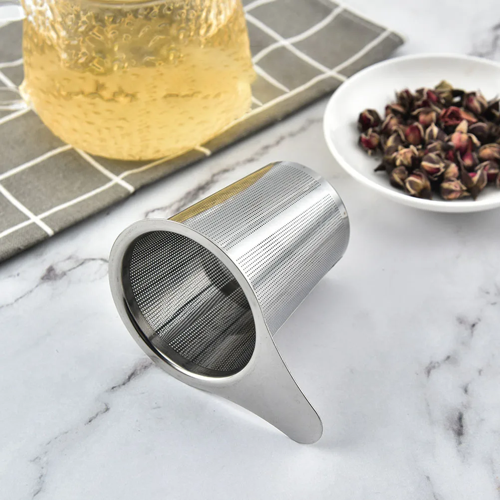 

Stainless Steel Tea Filters Handle Design Fine Mesh Efficiently Brews Tea Without Residue Home Accessories