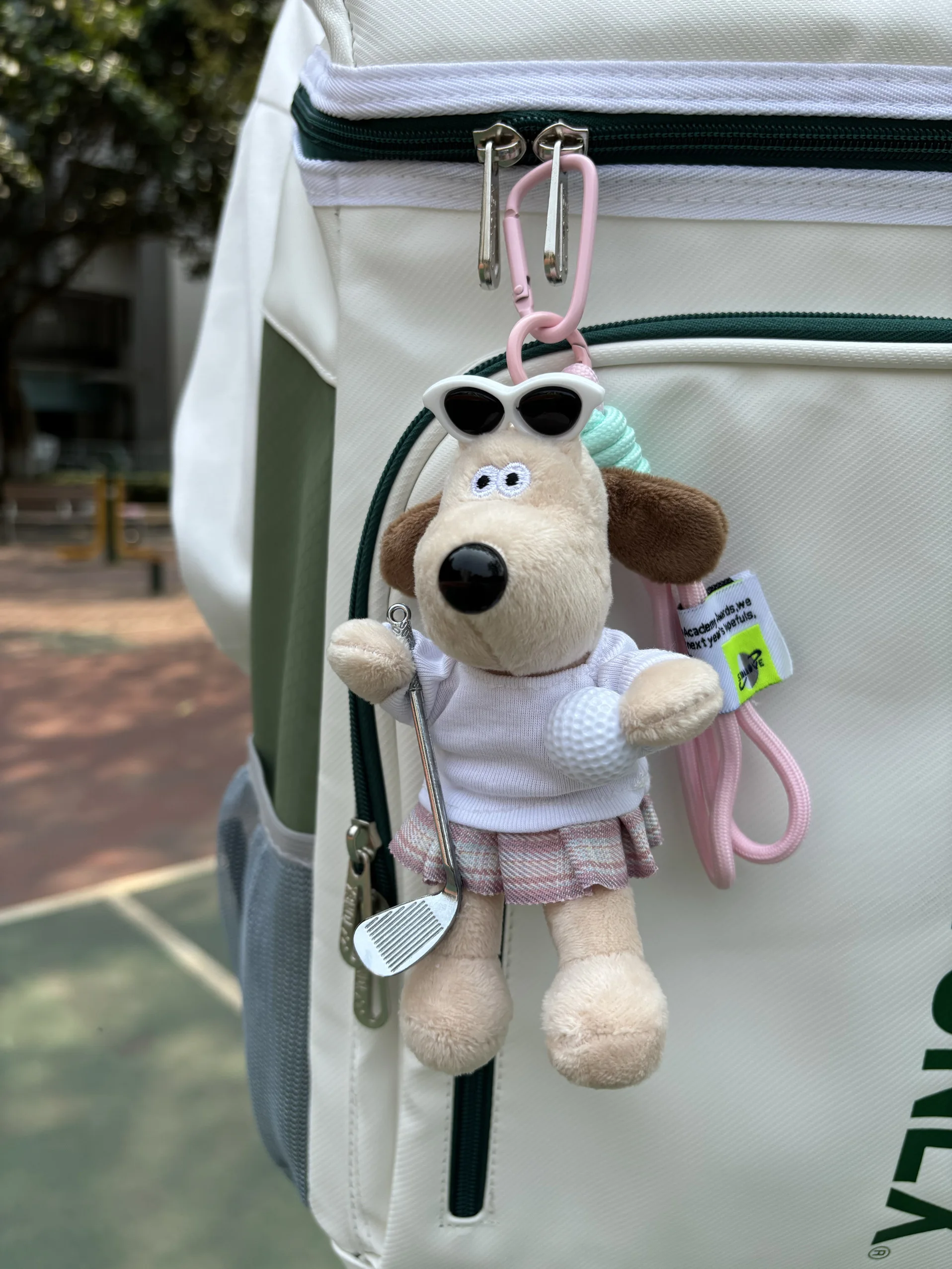 Pingente de Mochila Original Golf Ball Master Dog, Chaveiro, Decoração para Carro, Acessórios para Bolsa Esportiva Masculina,...