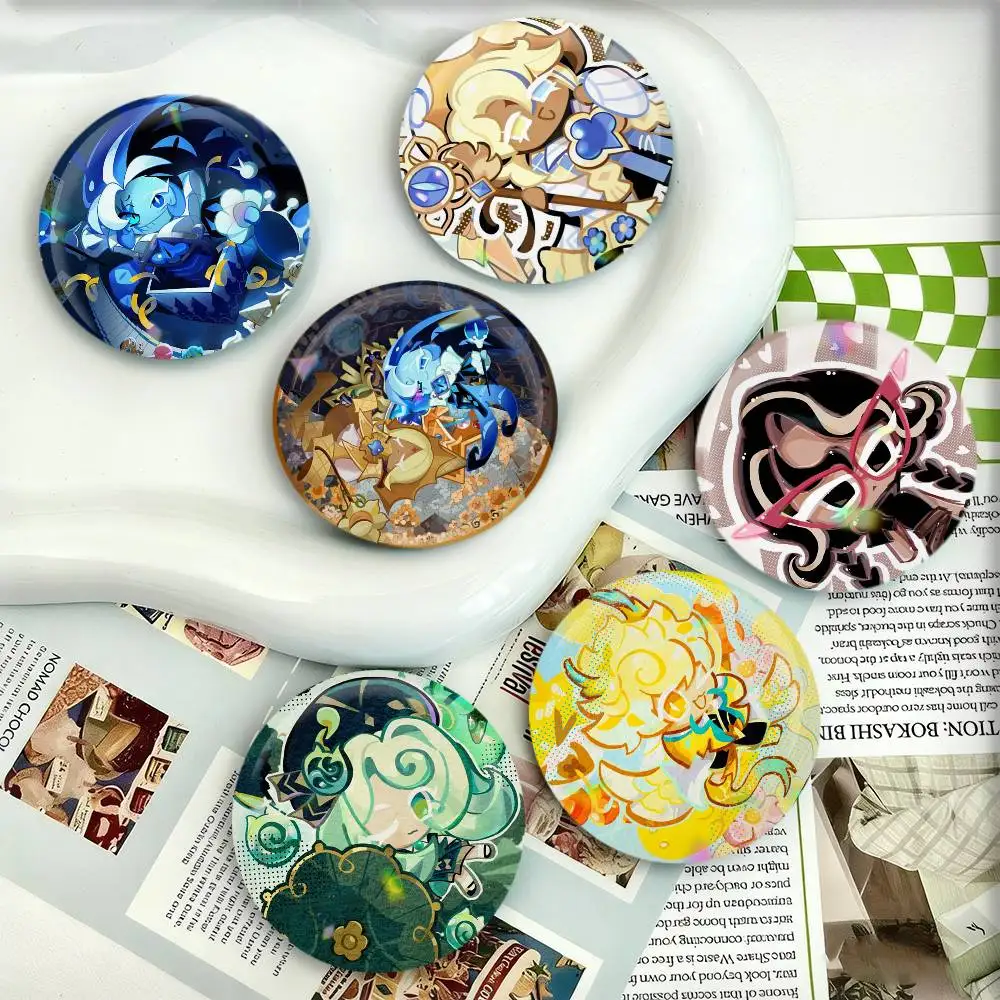 

Game C-Cookie R-Run Kingdom Badges 25 32 44 58 75 mm Round Fans Collect Friends Gifts Brooch Souvenir