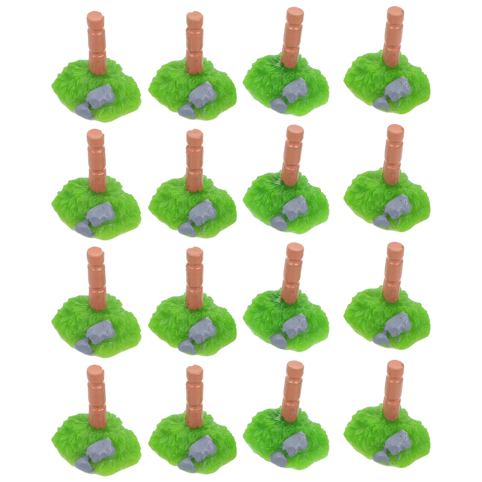 24 pçs mini acessórios de fazenda diy pilhas de madeira materiais resistentes projetos detalhados decorações do mundo em miniatura mini fazenda playset