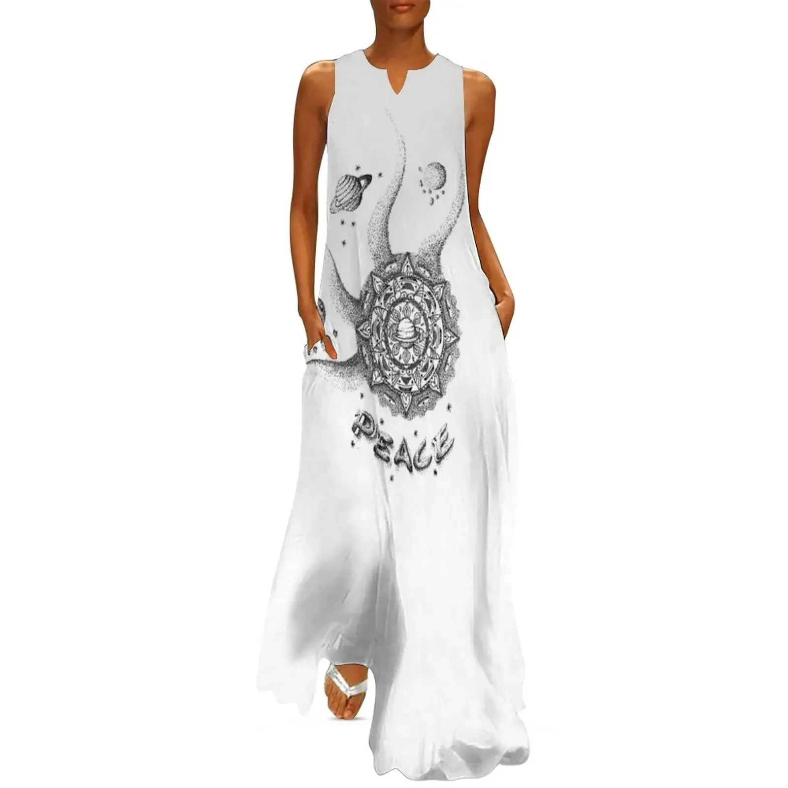 

Peace Long Dress summer dresses ladies 2025 Woman dresses elegant chic wedding evening dresses Dress