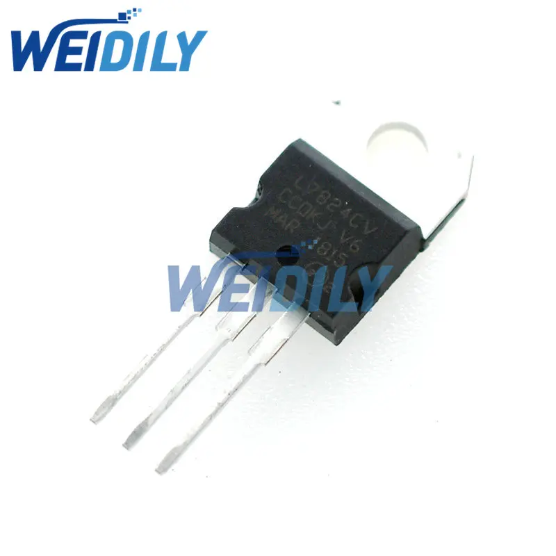 5PCS Transistor Voltage Regulator L7805 L7806 L7808 L7809 L7810 L7812 L7815 L7818 L7824 LM317T L7805CV L7812CV TO-220 Triode