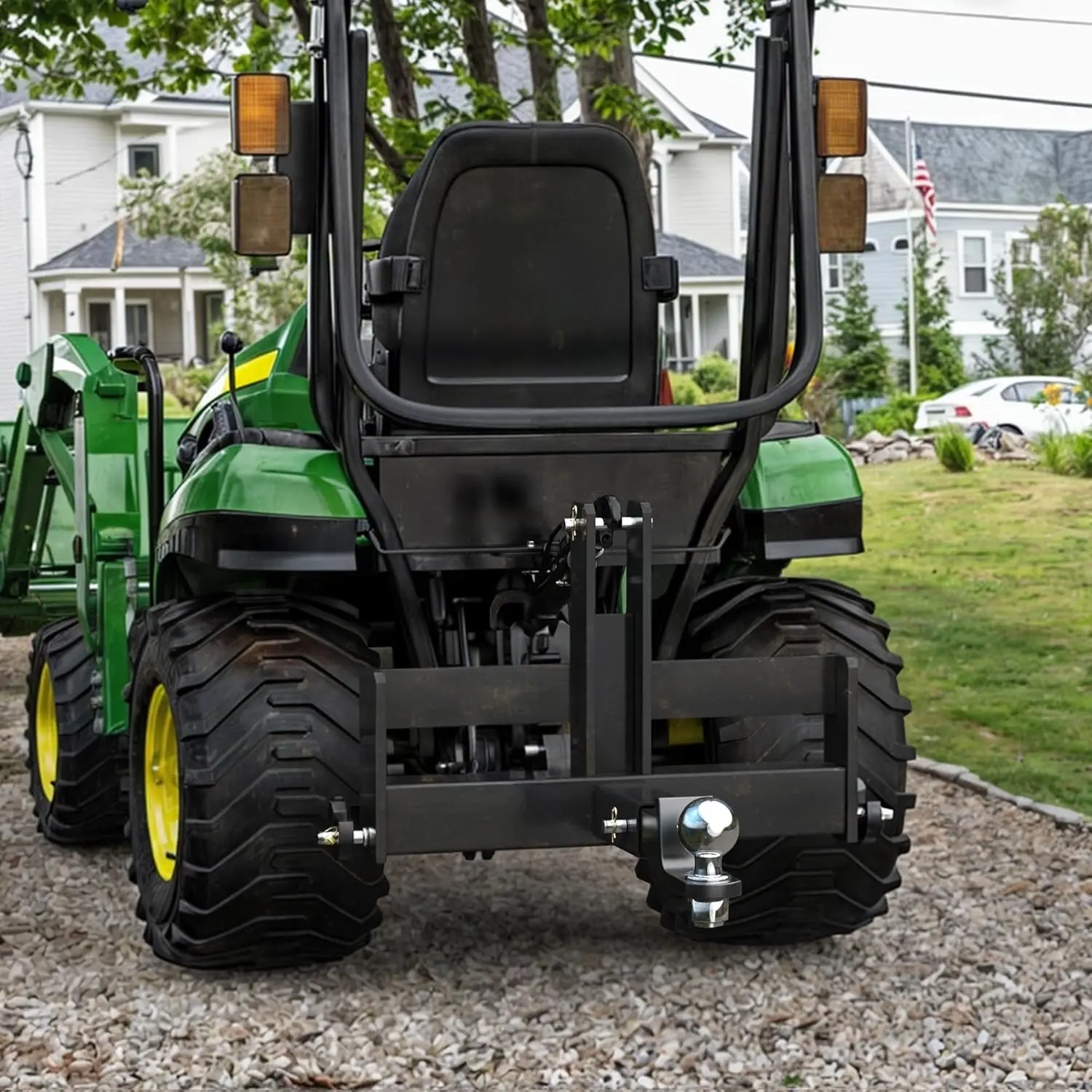 3 Point Hitch Receiver Application, Steel Material, Black Color, with 2\