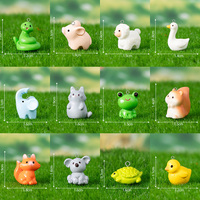 10pcs Miniature Animal Figurine Resin Kitty Charms Lots Koala Snake Sheep Cute Pendants For Bracelet Earrng Jewelry DIY Crafts