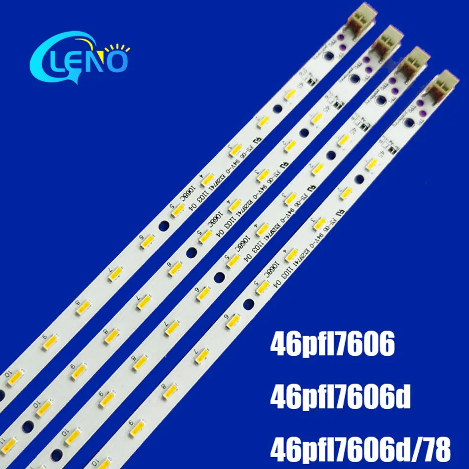 

4pcs LED strip For LCD-46LX530A LCD-46LX830A LCD-46NX230A LCD-46LX430A LC-46LE830M LCD-46NX430A 46pfl6606 SLED-2011SSP46-46-GD