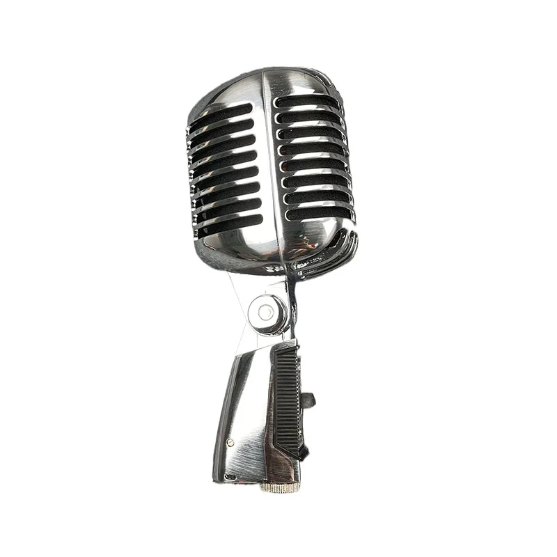 

55SH SERIES II Metal Vintage Microphone Simulation Classic Dynamic Vocal Mic Wired Microphone Recording for Karaoke Recording