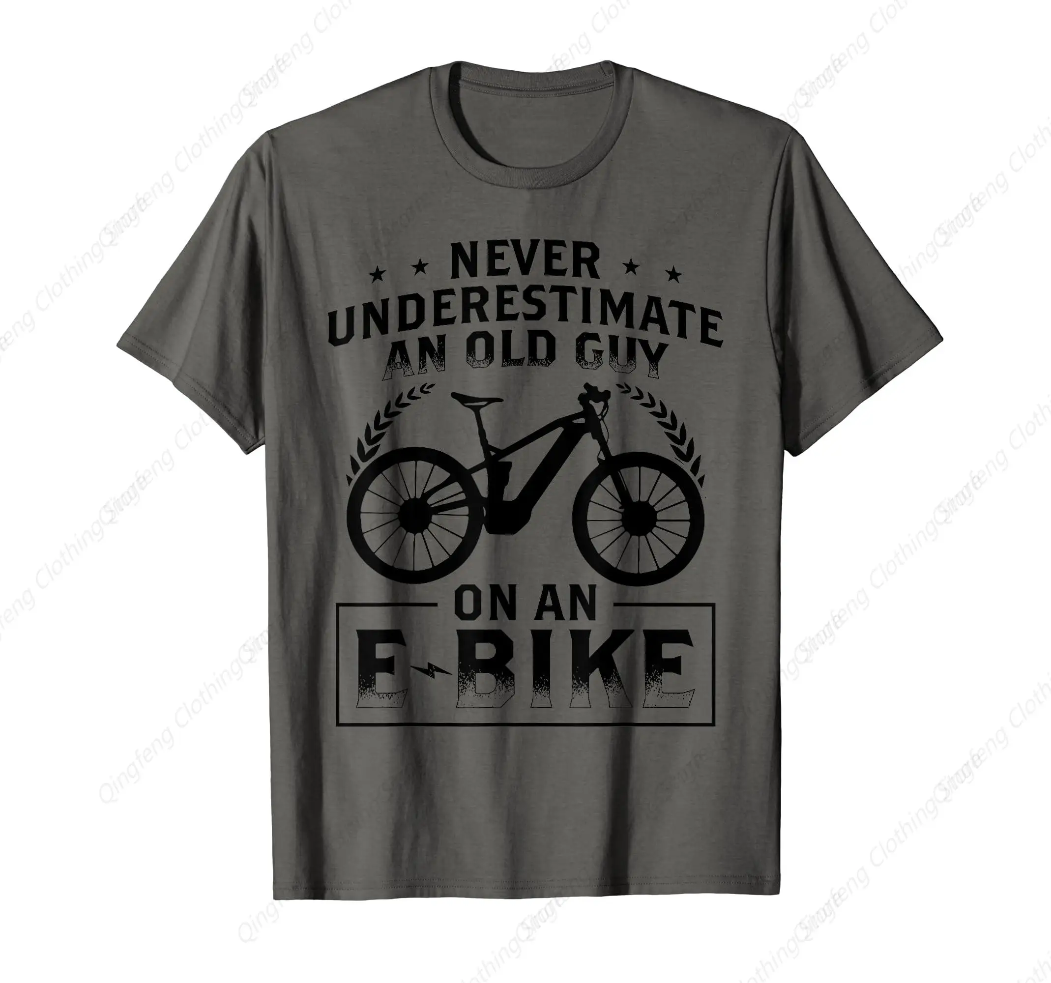 Electric Mountain Bike E-Bike Cycling T-Shirt