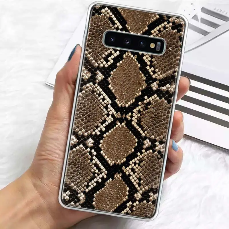 Snakeskin pattern Phone Case For Samsung A15 A25 A35 A55 Galaxy A70 A50 A40 A30 A20 A20E A20S A05S M12 M21 M30 M31 M32 M51 M5