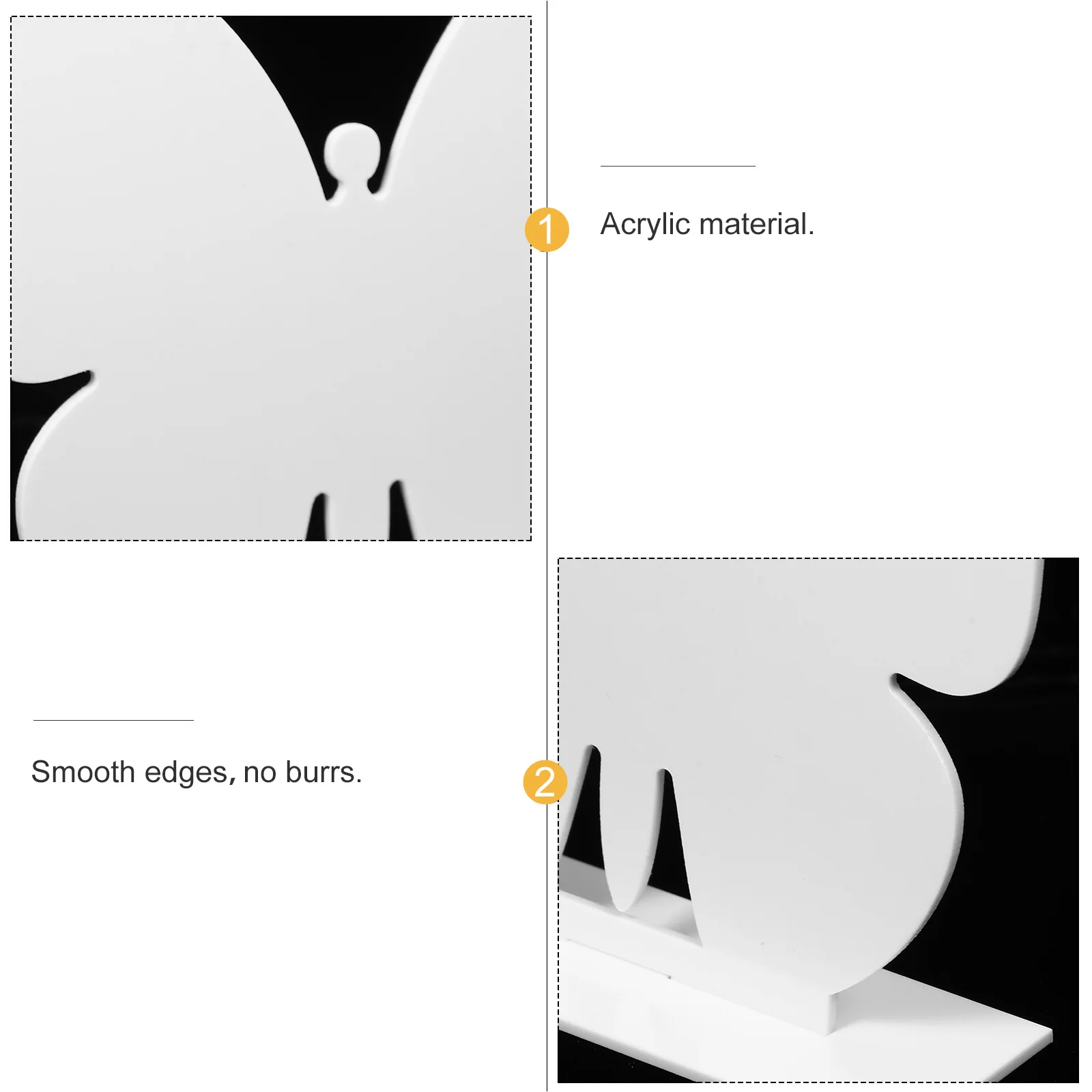 

6 Sets Table Card Numbers Sign for Banquets Party Personality Eserved Acrylic Signs