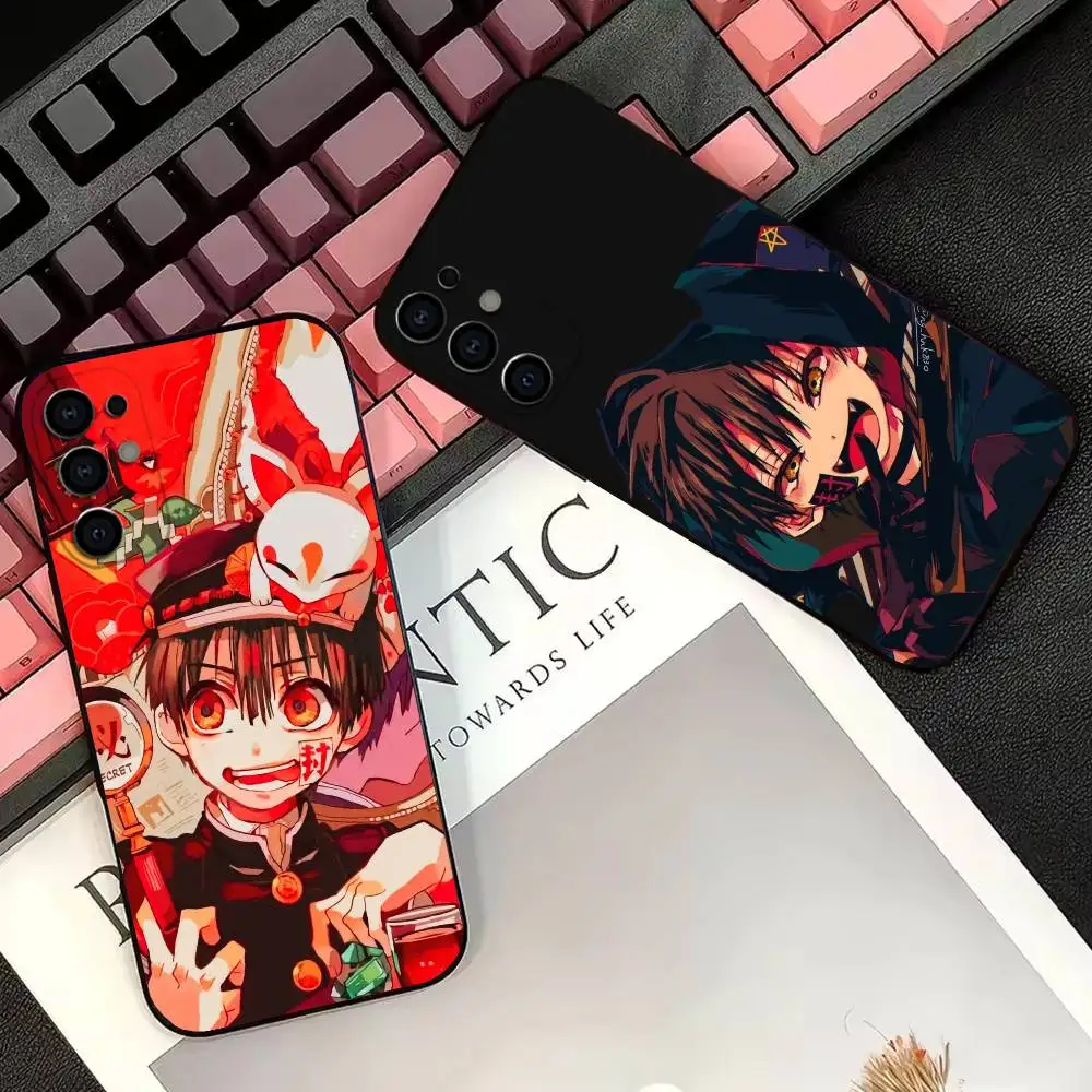 Campus Manga Toilet-Bound Hanako-kun Phone Case For Samsung S25,S24,S21,S22,S23,S30,Ultra,S20,Plus,Fe,Soft Silicone Black Cover