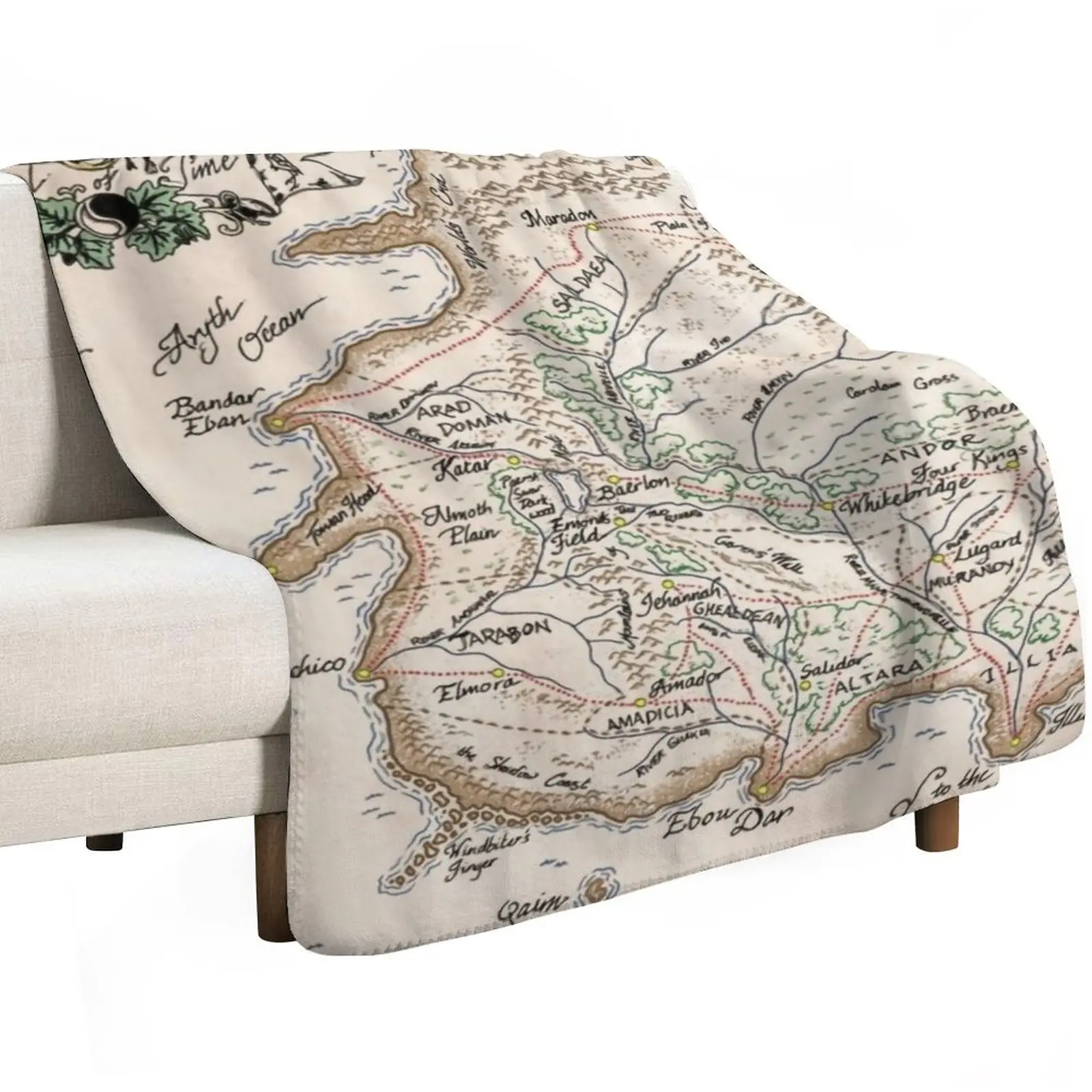 wheel of time map Throw Blanket For Baby Personalized Gift Moving Retros warm winter Blankets