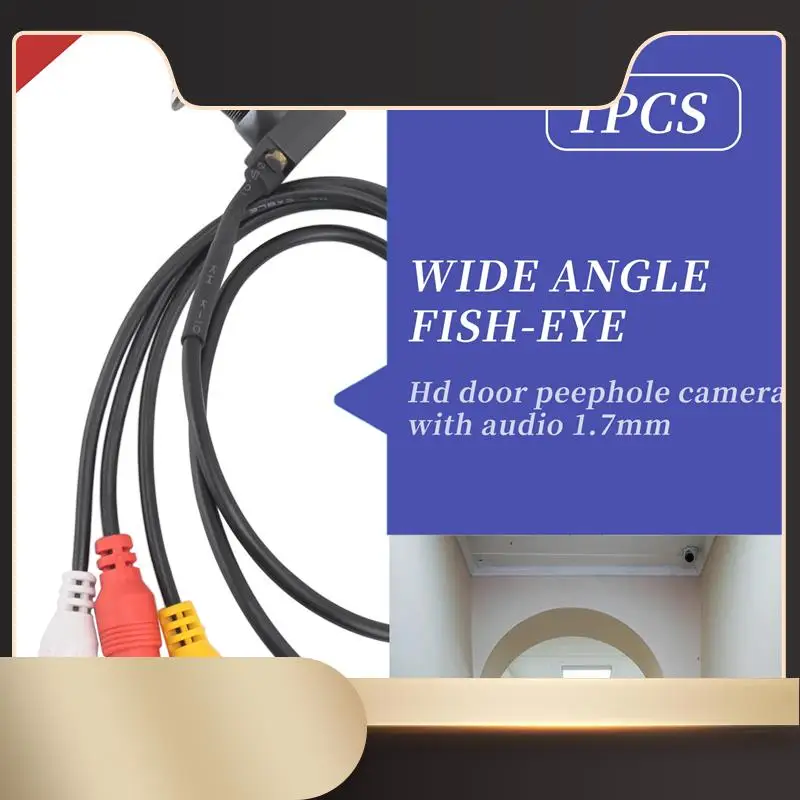 

1,7 мм панорамная видеокамера «рыбий глаз» AHD 2MP 1080P дверной глазок камера для просмотра широкоугольная для домашней безопасности-N36R