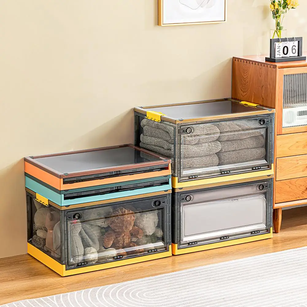 Versatile Storage Solutions Stackable Storage Bin Stackable Plastic Storage Box with Lid for Home Organization for Clothes