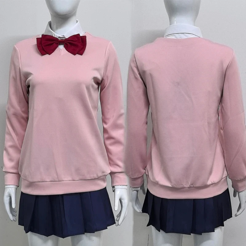 

✠2026✠ Dandadan Momo Ayase Cosplay Costume Anime Dandadan Dress Skirt School Uniform Earrings Choker Halloween Party for Girls ✠