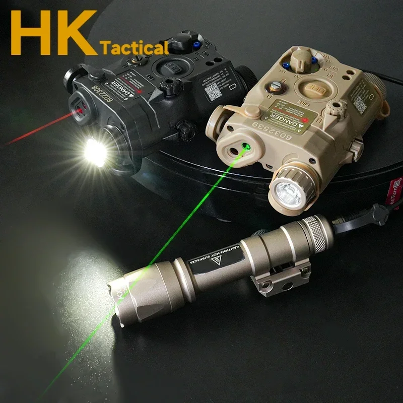 Tactical PEQ15 IR Fill Light/IR Laser Red Green Laser indicator Airsoft Hunting M600C Scout Light Axon Dual Function Switch