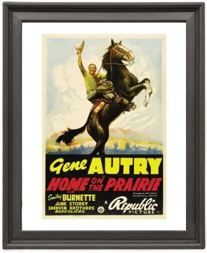 

Framed Poster Home on the Prairie Poster Photo Paper Print Picture Frame 16x12 inch