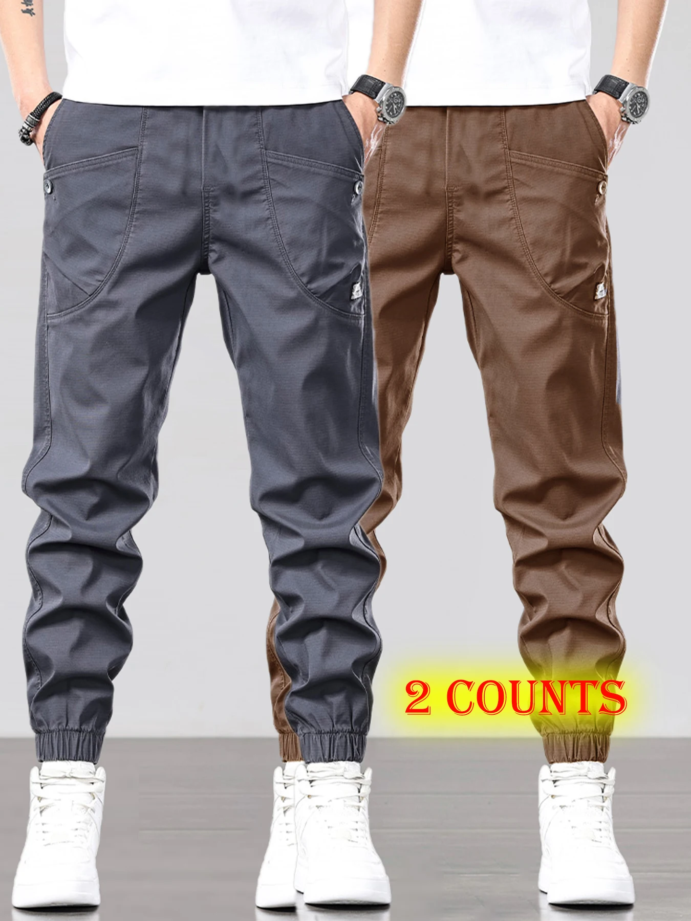 

Casual and stylish work pants, loose tapered casual pants, trendy work pants, men's and women's assault pants, men's casual pant