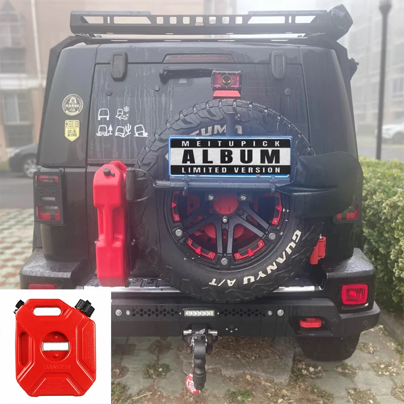 4x4 Off-road Vehicle Motorcycle Spare Fuel Tank Explosion-proof Oil Barrel Anti-static Plastic Gasoline and Diesel Oil Barrel