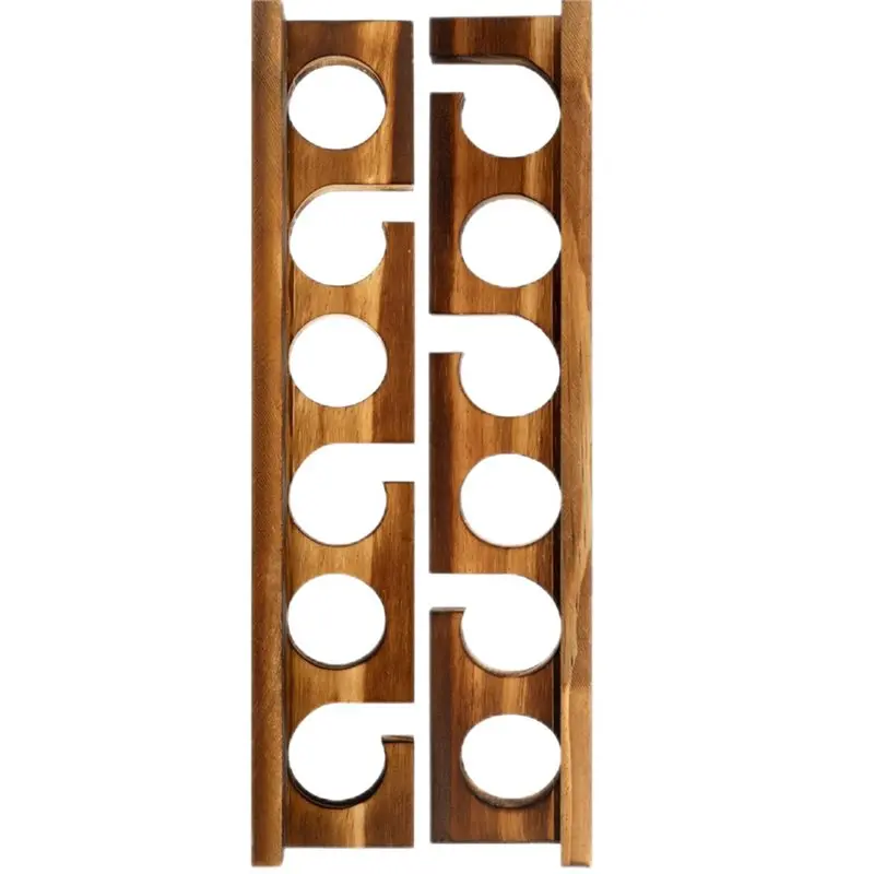 

A06F-Держатель для удочек из дерева, настенный органайзер для хранения рыболовных снастей и аксессуаров