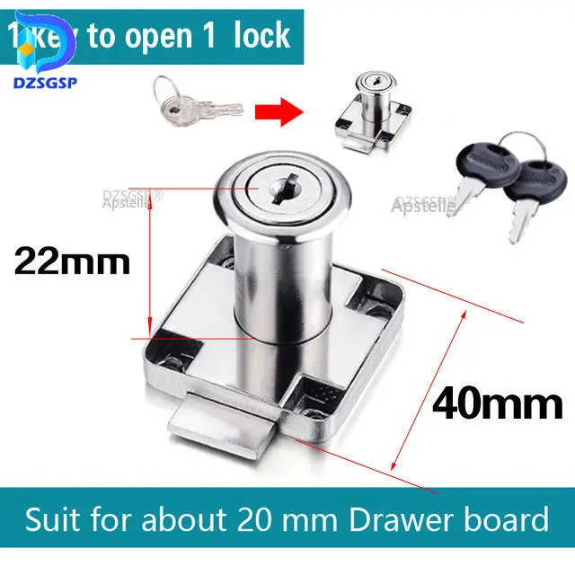 Drawer Furniture Lock Same Key Wardrobe Cabinet Door Locker Office Desk Letter MailBox Cam Locks Hardware