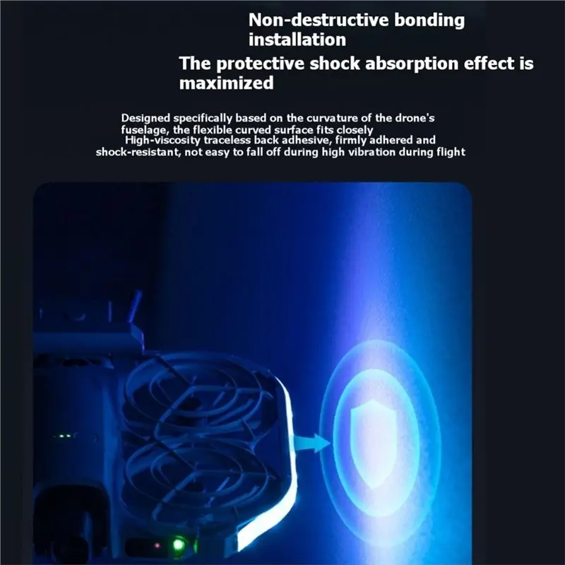 dji-neo-2用ledストリップ-ナイトフライトインジケーター-充電式発光ランプベルト-軽量-カラフルフラッシュライト
