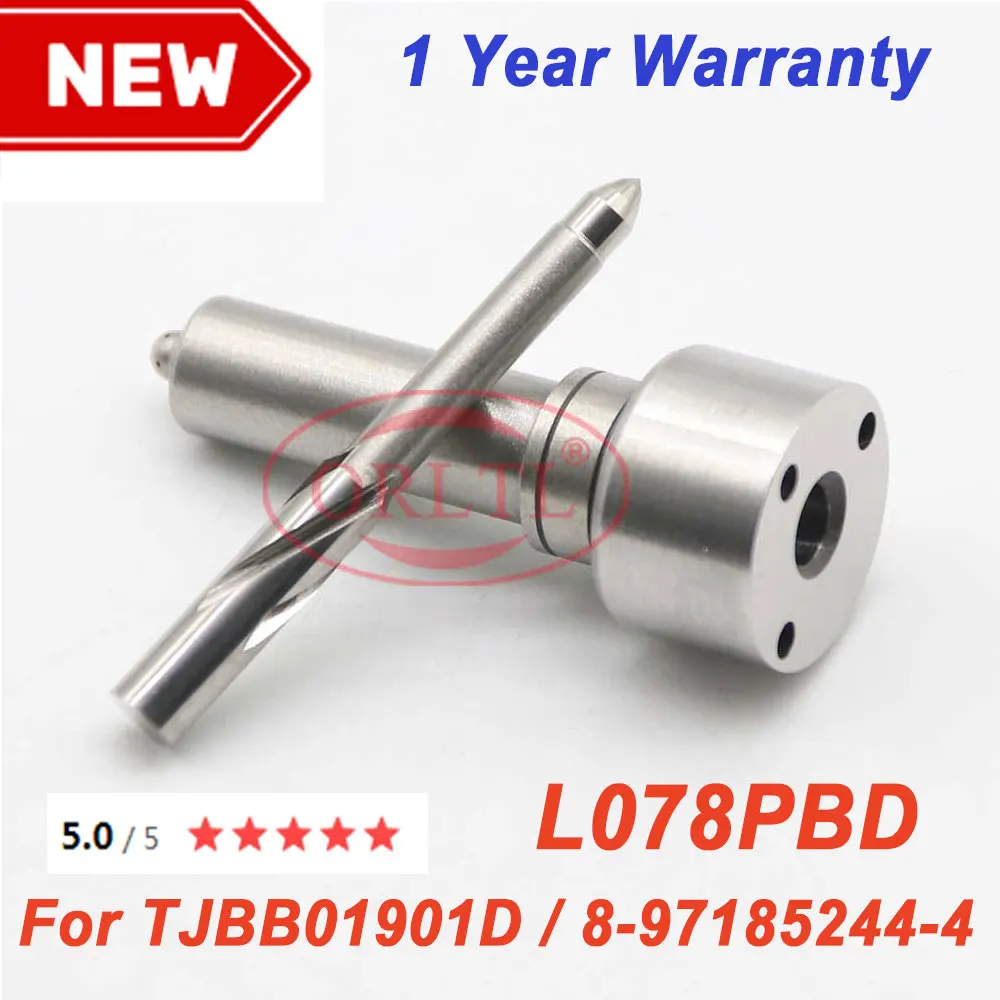 Auto B01901D Common Rail Nozzle L078PBD 5821103 For Delphi Injector HRD601 8-97185244-2 8-97185244-4 8971852444 TJBB01901D