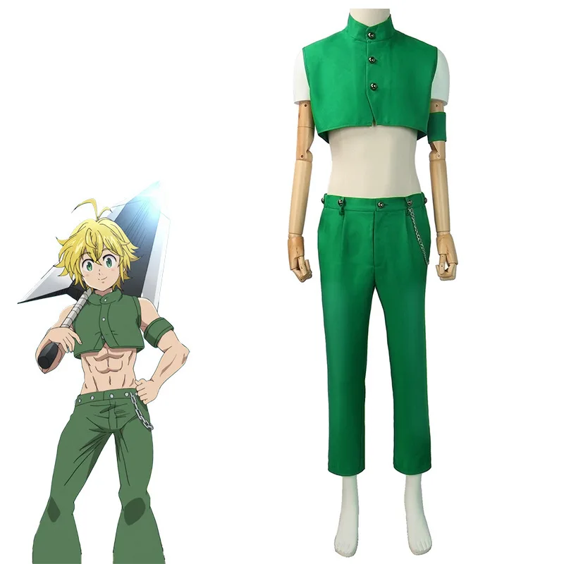 

Meliodas Cosplay Costume Men's Clothing Season 3 Seven Deadly Sins Dragon Scale Main Character Meliodas Women's Hanfu
