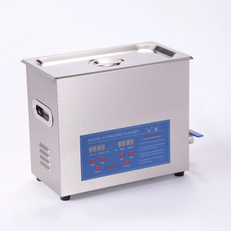 6L 40KHZ  Stainless Steel  Digital 180W Ultrasonic Cleaner  Machine