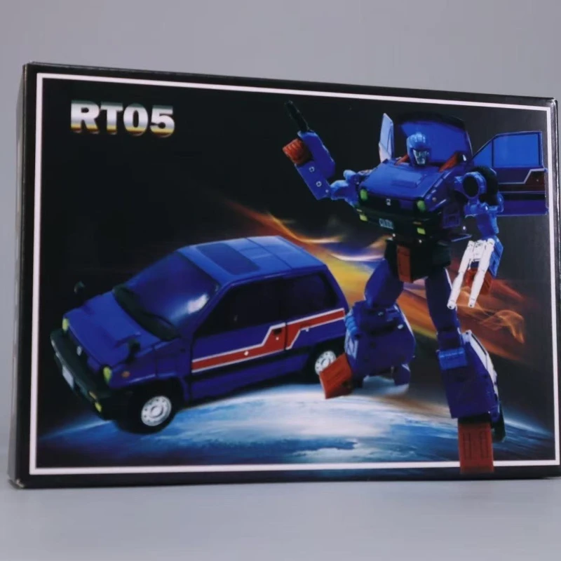Giocattoli di trasformazione RT-05 RT05 Action Figure del freno Scooter blu Modello di robot mobile Figura Regalo di raccolta della scatola originale