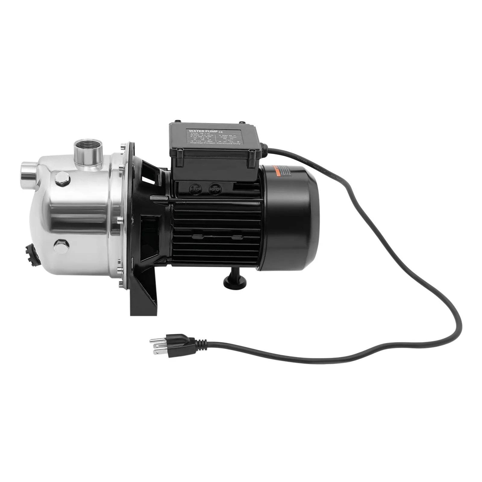 Bomba de jato de jardim para poço raso 1100W, bomba de jato de reforço de aspersão 115V para sistema de irrigação de gramado de jardim, fonte de lago,