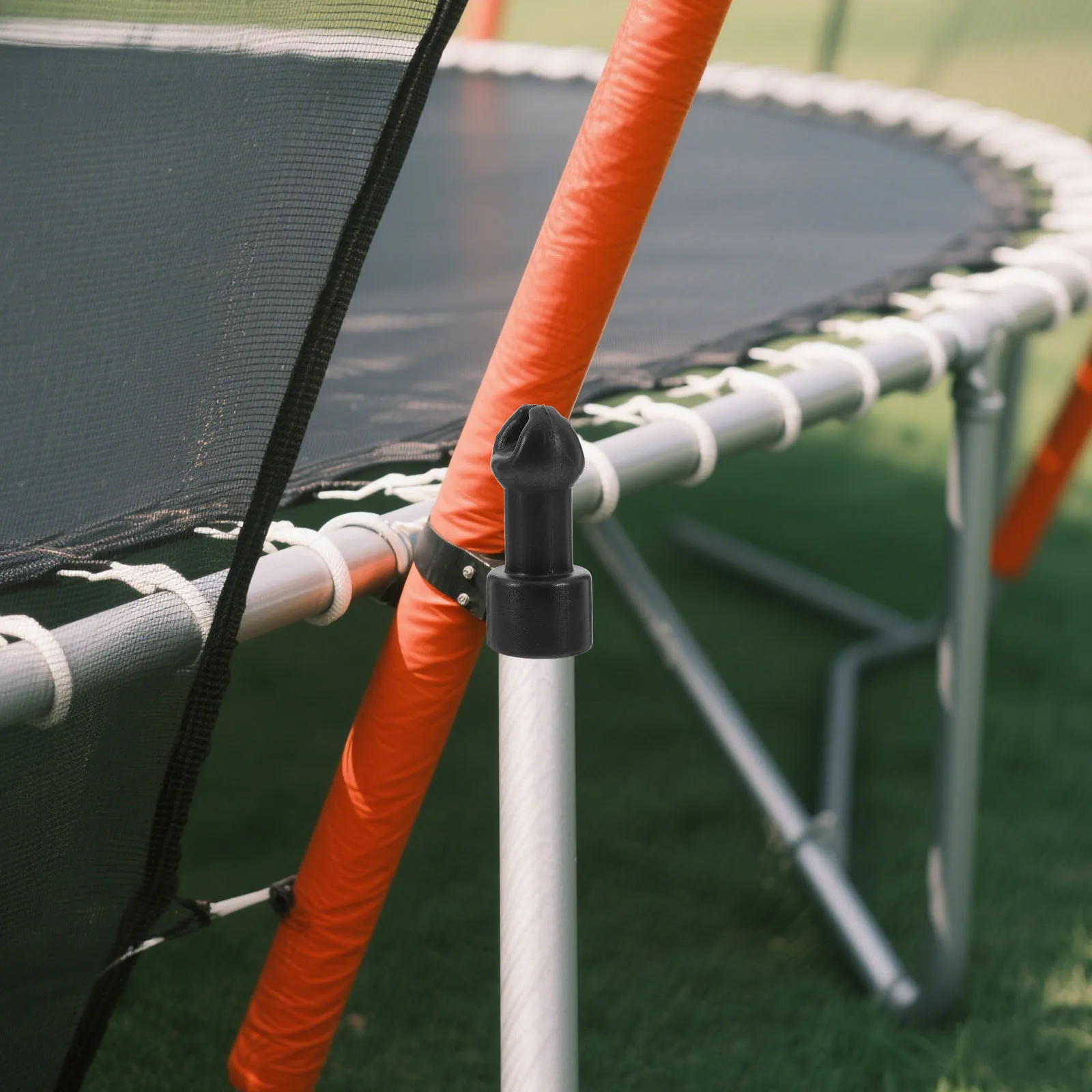 

10pcs Trampoline Pole Caps Replacement Plastic Tube Protectors Weather Resistant For Home Playground Durable Lightweight