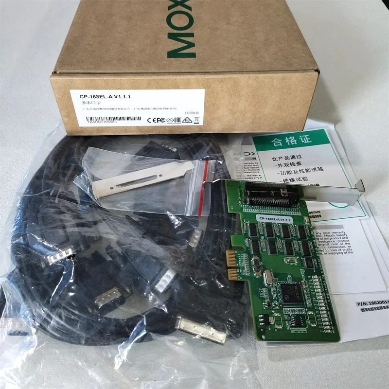 1PC New Original Genuine MOXA CP-168EL-A 8-Port Serial Card With Cable