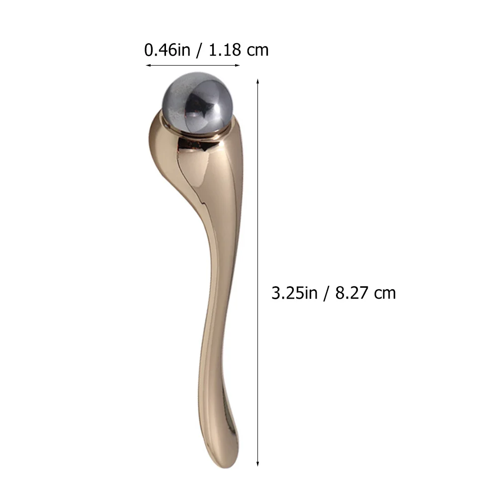 2 ชิ้น ครีมบำรุงรอบดวงตาแบบแท่ง ลูกกลิ้งนวดหน้าแบบพกพาสำหรับผู้หญิง ช่วยลดรอยคล้ำใต้ตา ลดอาการบวม เครื่องมือดูแลผิวแบบง่ายๆ สำหรับการแต่งหน้า