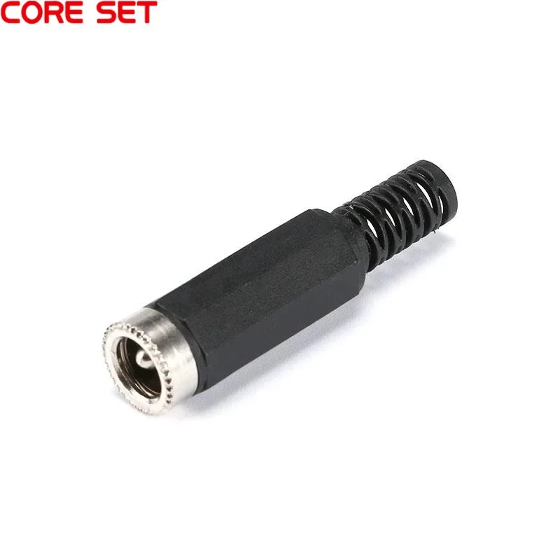 10 Stuks DC Connectors 5.5x2.1mm 3.5x1.3mm DC Stekker Mannelijke Vrouwelijke Jack socket Moer Panel Mount DC Power Adapter Connector 5.5*2.1